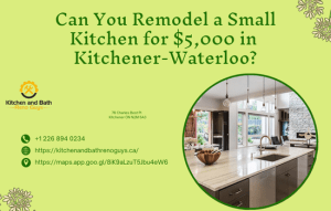 Can you remodel a small kitchen for $5000 in Kitchener - Waterloo