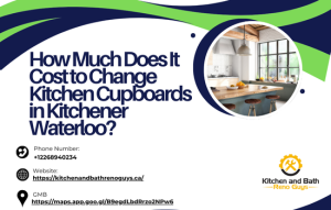 How Much Does It Cost to Change Kitchen Cupboards in Kitchener Waterloo