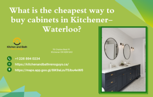What is the cheapest way to buy cabinets in Kitchener-Waterloo