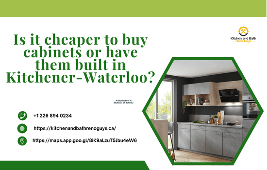Is it cheaper to buy cabinets or have them built in Kitchener-Waterloo